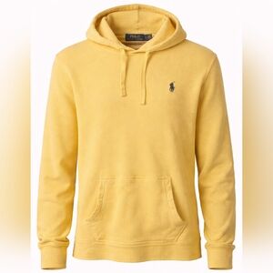Polo Ralph Lauren Men’s Waffle Knit Hoodie Yellow Size Large